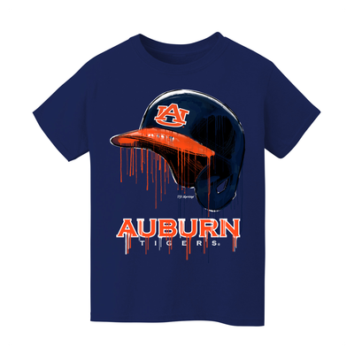  Auburn Tigers Vive La Fete Youth T-Shirt - Navy